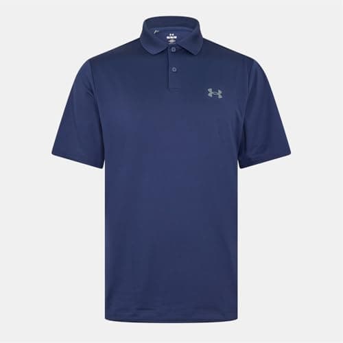 Image of Under Armour Tech Polo - Blue Haze / / Pitch Gray - XL