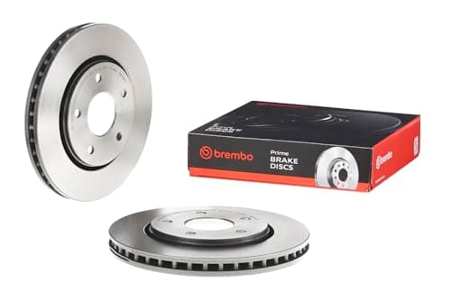Image of Brembo 09.N124.11 Front UV Coated Brake Disc, Set of 2