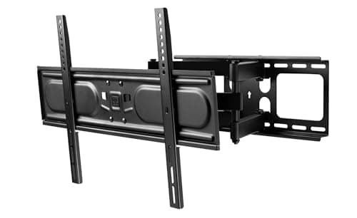 Image of One For All - Full Motion TV Bracket – Swivel (120°) Tilt (20°) Wall Mount – Screen size 32-90 Inch – Max Weight 60kg – VESA 200x200 to 600x400 – Black