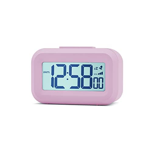 Image of Acctim, Digital, Bedside, Mini Alarm Clock, Peach Bellini, One Size (16230)