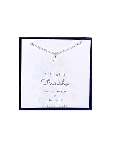 Image of Lilian Belle Friendship 925 Sterling Silver Bracelet Gifts for Friend (Little gift of Friendship)