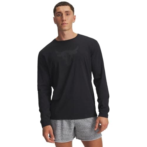 Image of Under Armour Men's Project Rock Brahma Bull Long Sleeve, (004) Black / / Anthracite, Medium
