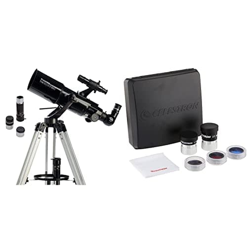 Image of Celestron PowerSeeker 80AZ Short Refractor with Accessory Kit