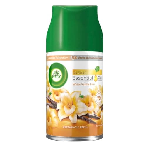 Image of Air Wick Freshmatic - 250ml (2 Refills, White Vanilla Bean)