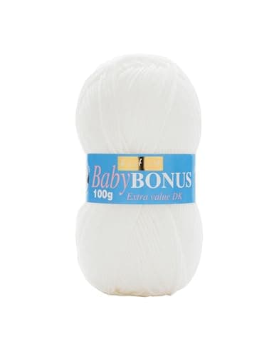 Image of Sirdar Wool Hayfield Bonus DK Double Knitting, Baby White (856), 100g