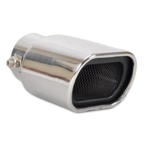 Image of Car Exhaust Muffler For Peugeot Stainless Steel Straight Tailpipe Exhaust Tail Rear Muffler Tip Pipe End Diameter 32mm-56mm Car Exhaust End Pipe