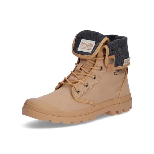 Image of Palladium Mixed Baggy Michigan Ankle Boot, beige, 9 UK