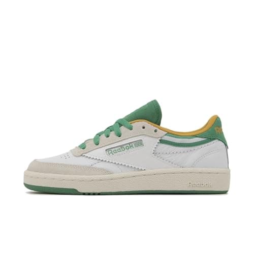 Image of Reebok Unisex Club C 85 Sneaker, White Upgradegreen Chalk, 9.5 UK