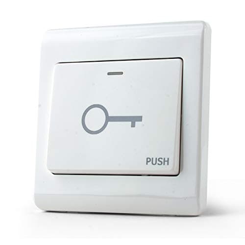 Image of KDL Door Exit Push Button Switch Door Release 86 * 86 Plastic for DIY Elextric Lock Access Control Security System