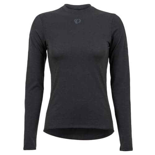 Image of PEARL IZUMI Women's Transfer Wool Long Sleeve Baselayer, Moisture-Wicking Cycling Long Sleeve Shirt, High Stretch Material, Phantom, S