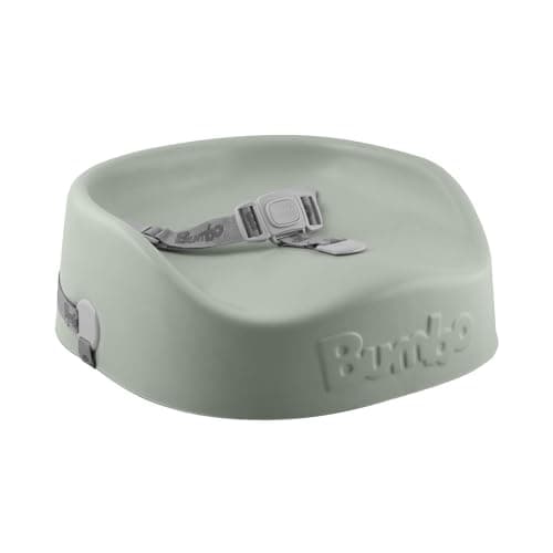 Image of Bumbo Booster Seat for Dining Table Chair with Safety Harness -Best for Kids Ages 18 Months and Above - Easy to Clean & Comfortable Baby Feeding Seat - Portable Baby Seat for Eating - Sage