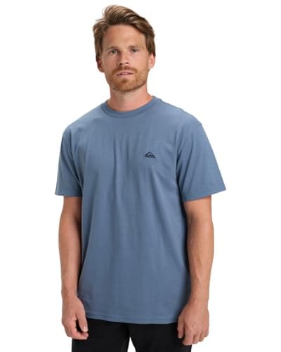 Image of Quiksilver Short-Sleeved T-Shirt Basic SS TEE Young Men's Blue M