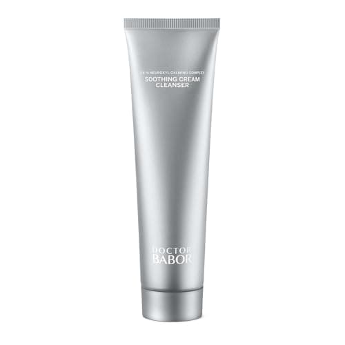 Image of DOCTOR BABOR Soothing Cream Cleanser | Gentle Cleansing Balm for Sensitive Skin | Daily Cleansing with Protection Against Environmental Influences | With Neuroxyl & Panthenol | Vegan | 150ml