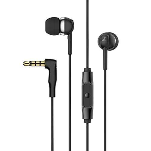 Image of Sennheiser Consumer Audio CX 80S In-ear Headphones with In-line One-Button Smart Remote – Black