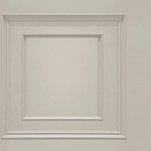 Image of Oliana Wood Panel Wallpaper - Belgravia 8493 - Dark Cream