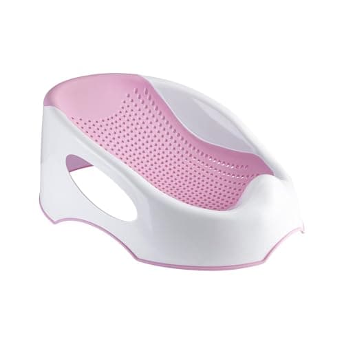Image of simpa Baby Soft Touch Bath Support - Ergonomic Design, Safe, Comfortable, Non-Slip Newborn Baby Bathing Assist Aid - Pink