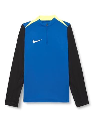 Image of Nike Unisex Y Nk Df Acdpr24 Drill Top K T-Shirt, Royal Blue/Black/Volt/White, M UK