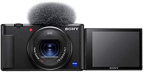 Image of Sony Vlog camera ZV-1 | Digital Camera (Vari-angle Screen for Vlogging, 4K Video) ZV1BDI.EU - Black (Renewed)