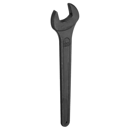 Image of sourcing map Single Open Ended Spanner Wrench, 22mm, Thicken Carbon Steel Open End Wrench Tool for Automotive Repair and Furniture Assembly, Black