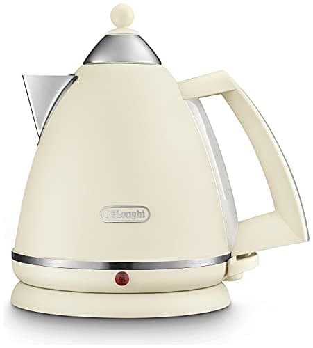 Image of De'Longhi Argento Flora KBX3016.BG Kettle with 1.7L Capacity, 360 Swivel Base & cord storage, Cream Beige
