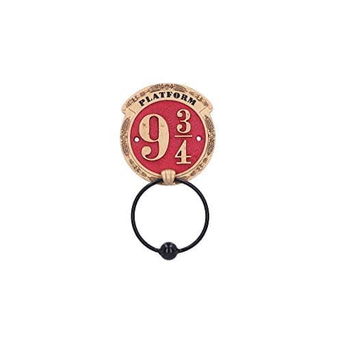 Image of Nemesis Now Officially Licensed Harry Potter Platform 9 3/4 Door Knocker 21.5cm, Red