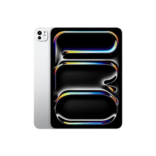 Image of Apple iPad Pro 11-inch (M4): Ultra Retina XDR display, 512GB, Landscape 12MP Front Camera/12MP Back Camera, LiDAR scanner, Wi-Fi 6E, Face ID, All-Day Battery Life, Standard glass - Silver