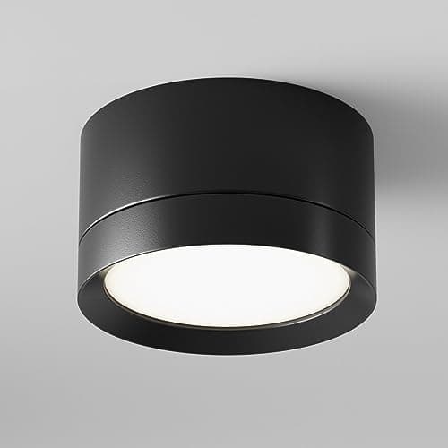 Image of Luminosa Luminosa Hoop Surface Mounted Downlight Black, 5cm, GX53
