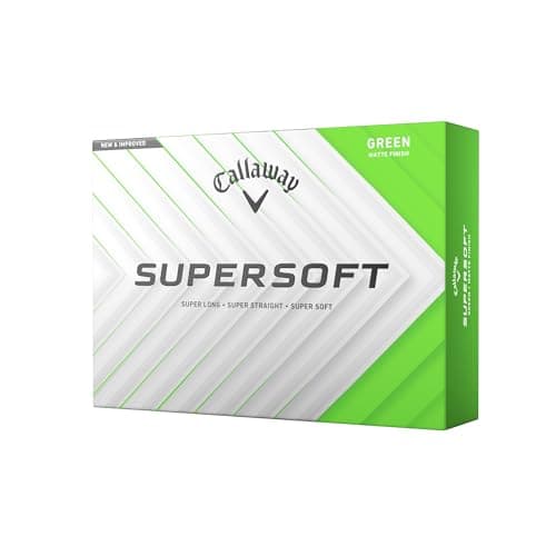Image of Callaway Golf Supersoft Golf Ball 2025, Green