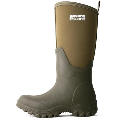 Image of Savage Island Tall Ladies 5mm Neoprene Lined Wellington Boots Outdoor Women's Insulated Womens Wellies