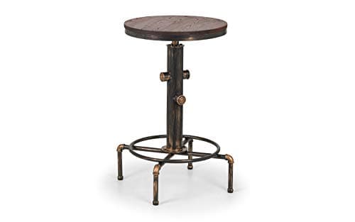 Image of Julian Bowen Rockport Bar Table, Mocha/Black