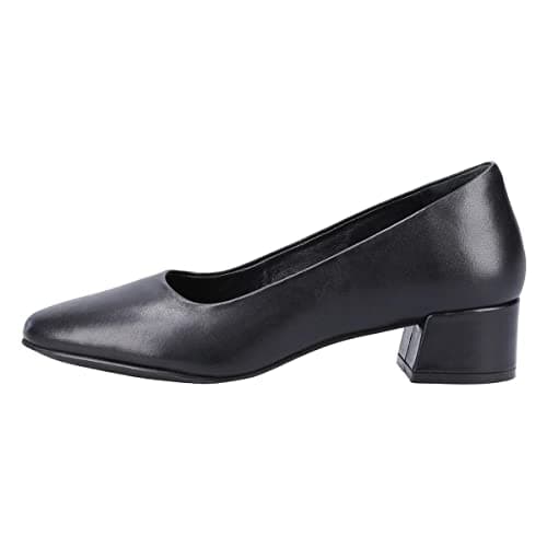 Image of Hush Puppies Womens Alina Court Uniform Dress Shoe, Black, 7 UK
