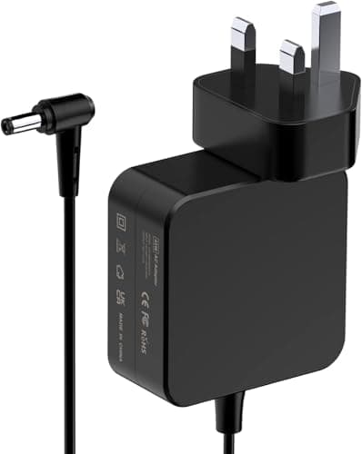 Image of BIUBOTY 45W Laptop Charger Compatible with ASUS VivoBook 14 15 S14 S15 X540L X540UA X553MA X556UA X413JA X415 X515EA X515JA ASUS ZenBook UX303U UX305 UX305C UX330U UX430U 19V DCIN Laptop Charger