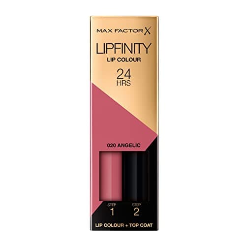 Image of Max Factor Lipfinity Angelic, Long-Lasting, Two Step Lipstick, Vibrant Colour, Hydrating, Lasts 24 Hrs, Matte Lip Colour With Glossy Top Coat, 4.2g