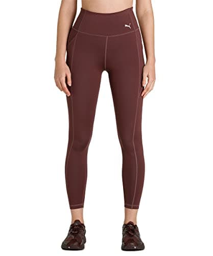 Image of PUMA Womens High Waist 7/8 Training Legging Medium Plum
