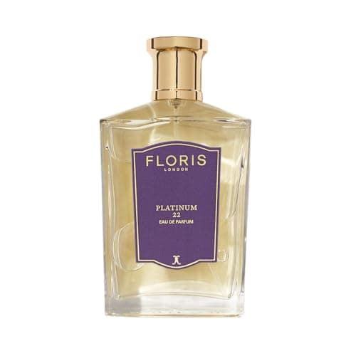 Image of Floris London Platinum 22 Eau de Parfum (100ml) - Sharp & Fruity Fragrance | Enhanced with Blackcurrant, Sage & Amber | Ideal for Day & Evening Wear | Luxurious, Amber Unisex Scent With Natural Allure