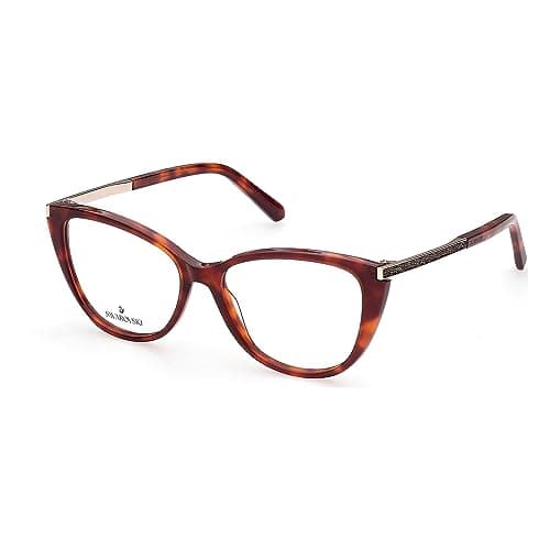 Image of Swarovski Women's Sk5414 Sunglasses, Dark Havana, UK 40