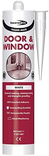 Image of Bond-It 2 X White Frame Mate Door and window silicone for sealing and draught proofing
