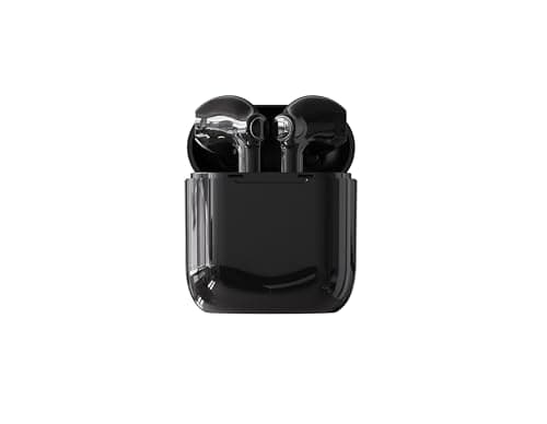 Image of Denver TWE-39B True Wireless Bluetooth Earphones - Wireless In-Ear Headphones with Microphone, Charging Box and 4.5 Hours Playtime, Bluetooth 5.0, Black