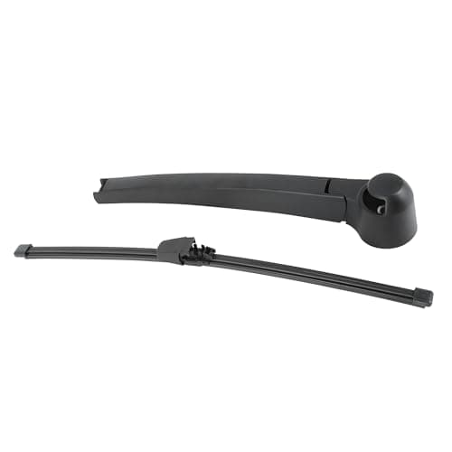 Image of Partuto Rear Wiper Blade Arm Set - for VW Golf MK4 MK5 MK6 Plus Polo Plastic Metal Rubber Black - 1 Set