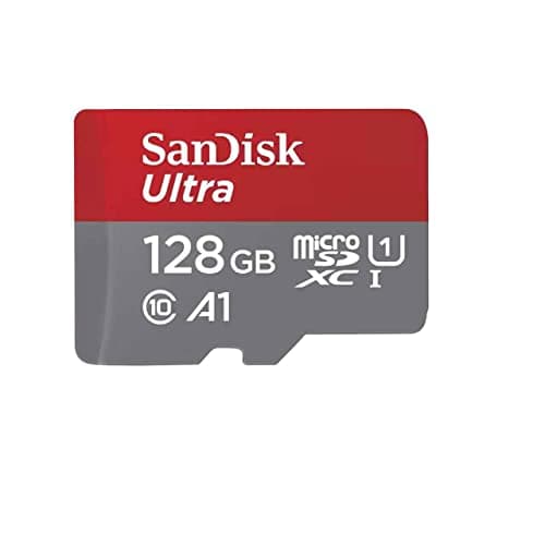 Image of SanDisk Ultra 128GB microSDXC UHS-I Card for Chromebook with SD Adapter and up to 140MB/s transfer speed