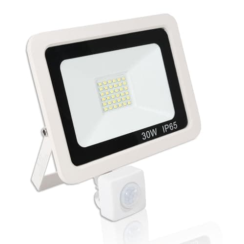 Image of LOWENERGIE LED FloodLight Waterproof IP65 (30w PIR, White)