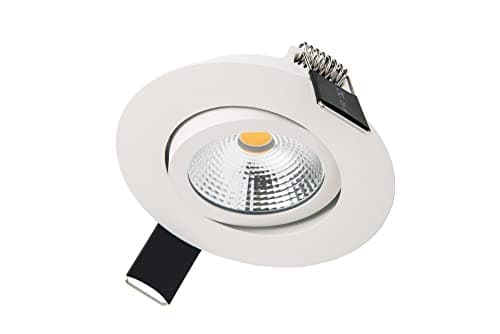 Image of Integral LED ILDL65L001 Lux Ultra Slim Tilt 6.5w LED Downlight (White, IP40, 3000k, 650lm)