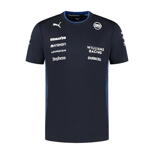 Image of PUMA Williams Racing Formula 1 Kids 2025 Team Tshirt - Navy - Size: 7/8 Years