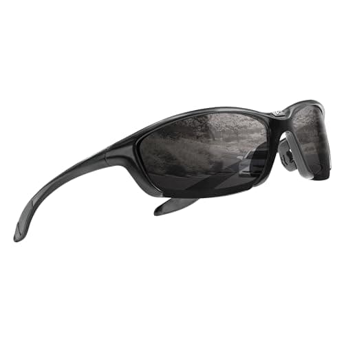 Image of ICECUBE Sportech Polarized Sports Sunglasses with Anti-Slip Function and Light Frame - for Men and Women when Driving, Running, Baseball, Golf, Casual Sports and Activities (M.Black, Grey)