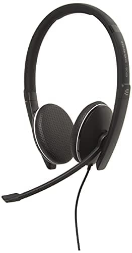 Image of Sennheiser SC 165 USB (508317) - Double-Sided (Binaural) Headset for Business Professionals | with HD Stereo Sound, Noise-Cancelling Microphone, & USB Connector (Black)