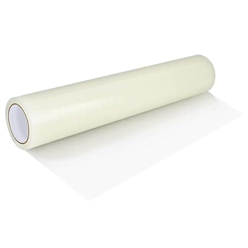 Image of Super Sticky Self Adhesive Carpet Protection Rolls Clear Waterproof Film for Stairs & Carpet (600mm x 25m)