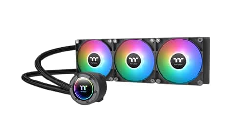 Image of Thermaltake TH360 ARGB Sync V2 CPU Liquid Cooler/AlO Liquid Cooling/Fan 120mm*3/PWM 500~2000 RPM/Mirror Waterblock/MB ARGB Sync