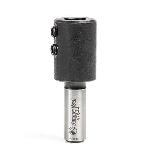 Image of Amana Tool - 47644 10mm Shank Dowel Drill/Boring Bit Adapter for CNC Standard Collet/Tool