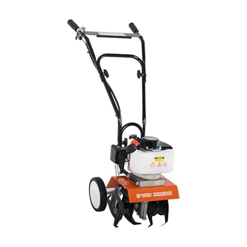 Image of 52cc Petrol Garden Tiller, Cultivator, Rotavator and Rototiller | 2-Stroke 6500 RPM