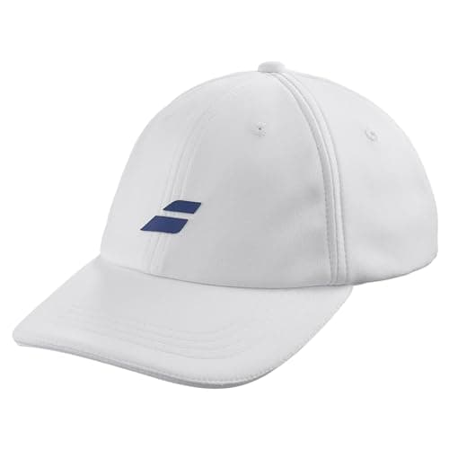 Image of Babolat, Lightweight and Comfortable UV Protection Cap, one Size, White, Quick-Drying, Adjustable at the Back, Ideal for Sports and Outdoor Activities
